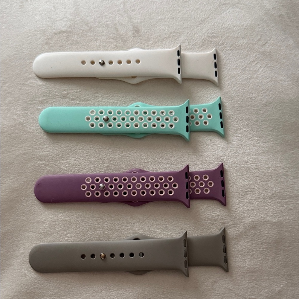 Apple Watch Set of Four Silicone Watch Bands